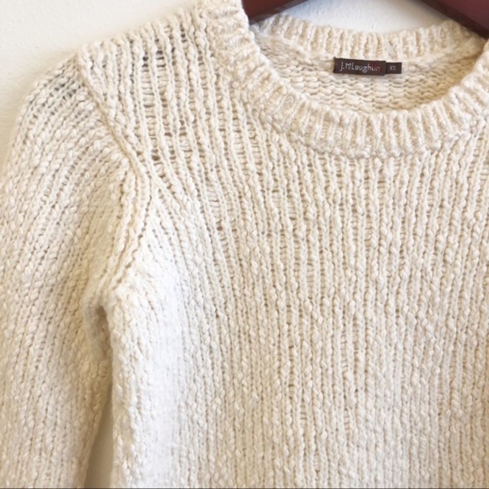 J. McLAUGHLIN Chunky Slub Knit Sweater SZ XS